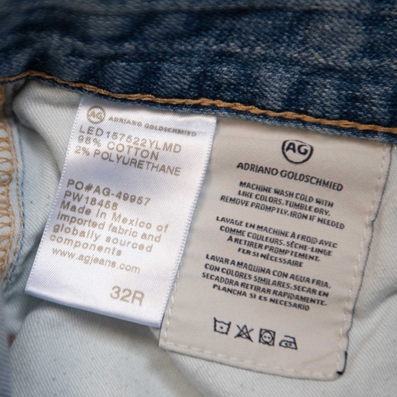 Ag Adriano Goldschmied Sexy Ex Boyfriend Slim Jeans Torn Knees - Picture 11 of 11